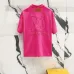 Louis Vuitton T-Shirts 3D Letter Monogram Embroidered Cotton Black/White/Red #A48640