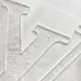 Louis Vuitton T-Shirts 3D Letter Monogram Embroidered Cotton Black/White/Red #A48640