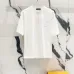 Louis Vuitton T-Shirts 3D Letter Monogram Embroidered Cotton Black/White/Red #A48640