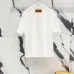 Louis Vuitton T-Shirts Printed Short Sleeve Black/White #A48639