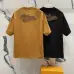 Louis Vuitton T-Shirts for AAAA Louis Vuitton T-Shirts Black/Khaki #A46779