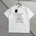 Louis Vuitton T-Shirts for AAAA Louis Vuitton T-Shirts Black/White #A46716