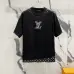 Louis Vuitton T-Shirts for AAAA Louis Vuitton T-Shirts Black/White  #A46746