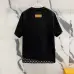 Louis Vuitton T-Shirts for AAAA Louis Vuitton T-Shirts Black/White  #A46746