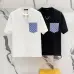 Louis Vuitton T-Shirts for AAAA Louis Vuitton T-Shirts Black/White #A46764