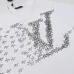 Louis Vuitton T-Shirts for AAAA Louis Vuitton T-Shirts Black/White #A50214