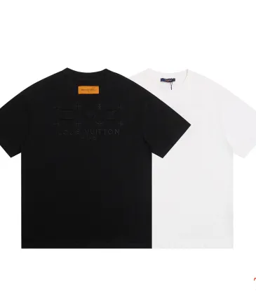 Louis Vuitton T-Shirts for AAAA Louis Vuitton T-Shirts Black/White #A53797