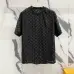 Louis Vuitton T-Shirts for AAAA Louis Vuitton T-Shirts Black/White/Blue #A46758