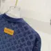 Louis Vuitton T-Shirts for AAAA Louis Vuitton T-Shirts Black/White/Blue #A46758