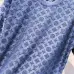 Louis Vuitton T-Shirts for AAAA Louis Vuitton T-Shirts Black/White/Blue #A46758