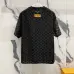 Louis Vuitton T-Shirts for AAAA Louis Vuitton T-Shirts Black/White/Blue #A46758