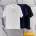 Louis Vuitton T-Shirts for AAAA Louis Vuitton T-Shirts Black/White/Blue #A46758
