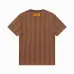 Louis Vuitton T-Shirts for AAAA Louis Vuitton T-Shirts Black/White/Khaki #A46788