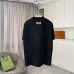 Louis Vuitton T-Shirts for AAAA Louis Vuitton T-Shirts Black/White/Purple #A53336