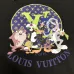 Louis Vuitton T-Shirts for AAAA Louis Vuitton T-Shirts Cartoon rabbit Black/White #A53131