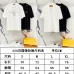 Louis Vuitton T-Shirts for AAAA Louis Vuitton T-Shirts Weight:320g Black/White #A53038