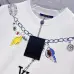 Louis Vuitton T-Shirts for AAAA Louis Vuitton T-Shirts embroidery Black/White #A46744
