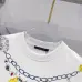 Louis Vuitton T-Shirts for AAAA Louis Vuitton T-Shirts embroidery Black/White #A46744
