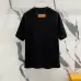 Louis Vuitton T-Shirts for AAAA Louis Vuitton T-Shirts embroidery Black/White #A46748