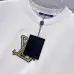 Louis Vuitton T-Shirts for AAAA Louis Vuitton T-Shirts embroidery Black/White #A46750