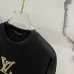 Louis Vuitton T-Shirts for AAAA Louis Vuitton T-Shirts embroidery Black/White #A46750