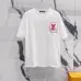 Louis Vuitton T-Shirts for AAAA Louis Vuitton T-Shirts embroidery Black/White #A46751