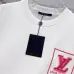 Louis Vuitton T-Shirts for AAAA Louis Vuitton T-Shirts embroidery Black/White #A46751
