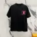 Louis Vuitton T-Shirts for AAAA Louis Vuitton T-Shirts embroidery Black/White #A46751