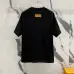 Louis Vuitton T-Shirts for AAAA Louis Vuitton T-Shirts embroidery Black/White #A46751