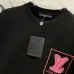 Louis Vuitton T-Shirts for AAAA Louis Vuitton T-Shirts embroidery Black/White #A46751