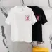 Louis Vuitton T-Shirts for AAAA Louis Vuitton T-Shirts embroidery Black/White #A46751