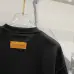 Louis Vuitton T-Shirts for AAAA Louis Vuitton T-Shirts embroidery Black/White #A46753