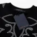 Louis Vuitton T-Shirts for AAAA Louis Vuitton T-Shirts embroidery Black/White #A46783