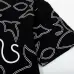 Louis Vuitton T-Shirts for AAAA Louis Vuitton T-Shirts embroidery Black/White #A46783