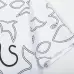 Louis Vuitton T-Shirts for AAAA Louis Vuitton T-Shirts embroidery Black/White #A46783