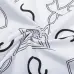 Louis Vuitton T-Shirts for AAAA Louis Vuitton T-Shirts embroidery Black/White #A46783