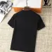 Louis Vuitton T-Shirts for Men Crew Neck Black/White/Blue/Khaki/ #A46441