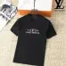 Louis Vuitton T-Shirts for Men Crew Neck Black/White/Blue/Khaki/ #A46441
