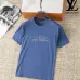 Louis Vuitton T-Shirts for Men Crew Neck Black/White/Blue/Khaki/ #A46441