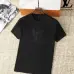 Louis Vuitton T-Shirts for Men Crew Neck Black/White/Grey Printing #A46430