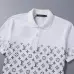 Louis Vuitton T-Shirts for Men' Polo Shirts printed Black/White #A46564