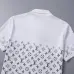 Louis Vuitton T-Shirts for Men' Polo Shirts printed Black/White #A46564