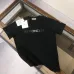 Moncler  Black/White Flocked Logo Cotton T-shirt #A53941