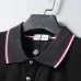 Moncler T-shirts Polo for men Buttons Black/White #A46649