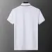 Moncler T-shirts Polo for men Buttons Black/White #A46649