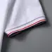 Moncler T-shirts Polo for men Buttons Black/White #A46649