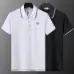 Moncler T-shirts Polo for men Buttons Black/White #A46649