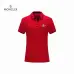 Moncler T-shirts Polo for men Solid Color Black/White/Yellow/Blue/Red/Grey #A46647