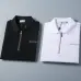 Moncler T-shirts Polo for men zipper Black/White #A46648