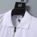 Moncler T-shirts Polo for men zipper Black/White #A46648